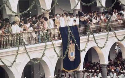 En 1975 la Reina Isabel visitó Veracruz