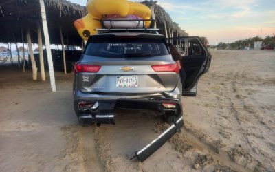 Chocan Mexiquenses en la Playa