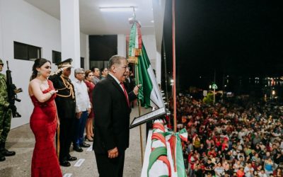 Alcalde José Manuel Pozos Castro conmemoró el 212 Aniversario del Grito de Independencia