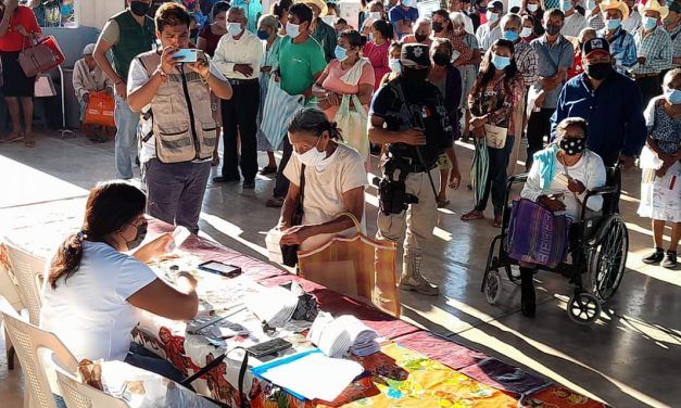 Tamiahua: Resguardo de la pensión de adultos mayores en Papatlar