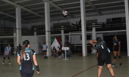 Tamiahua: Semifinales de la liga municipal de voleibol femenil
