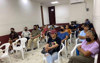 Tamiahua: Reunión con prestadores de servicios y sobre la plaza de día de muertos