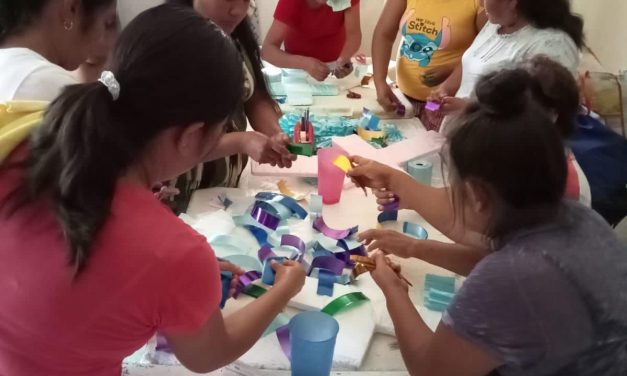 Tamiahua: Taller de cultura y artesanías “Manos Bordadoras” en El Anono