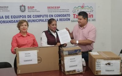 Tamiahua: Entrega de Equipos de Cómputo para municipios de Veracruz Norte