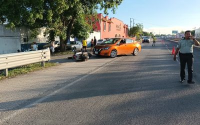 Choca MORTALIKA en sentido contrario en la pista