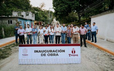 Se inauguraron obras de guarniciones y banquetas en las colonias El Retiro y Villa Rosita