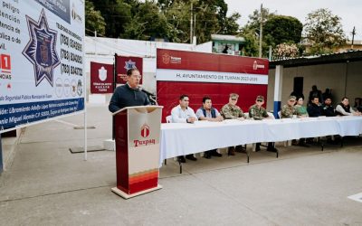 Hoy Tuxpan cuenta con una policía certificada y calificada al servicio de la ciudadanía: José Manuel Pozos