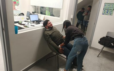 Asaltan a Empleado de BANCO AZTECA en GALINDO