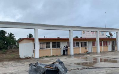 Tamiahua: Construcción de techado de escuela primaria en Tantalamos