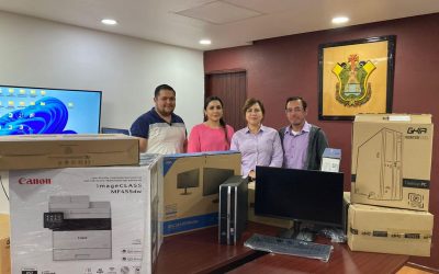 Tamiahua: Entrega de equipos de Cómputo a Tesorería Municipal