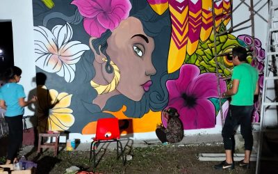 Tamiahua: Nuevo mural en la Biblioteca Municipal, realza la identidad Afrodescendiente