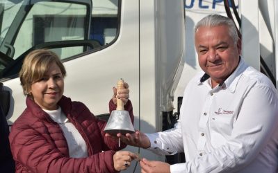 Tamiahua: Entrega de camión compactador a la subdirección de Limpia Pública