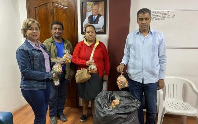Tamiahua: Entrega de dulces a Palo Blanco
