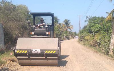 Tamiahua: Rehabilitación del camino de Palo Blanco