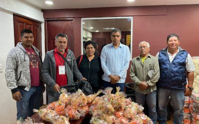Tamiahua: Entrega de bolsas de dulces a la Puntilla