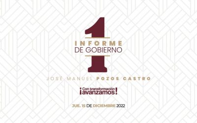 Este jueves 15 de diciembre el alcalde José Manuel Pozos Castro rendirá su Primer Informe de Gobierno