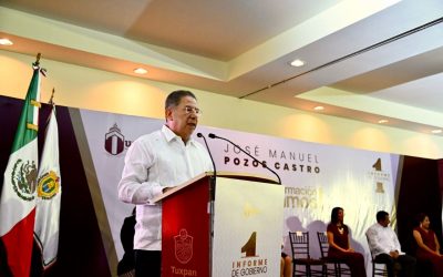 José Manuel Pozos Castro rindió su Primer Informe de Gobierno