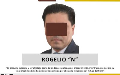 Imputado Rogelio Franco Castán, ex Secretario de Gobierno de Veracruz, como presunto responsable del delito de violencia familiar