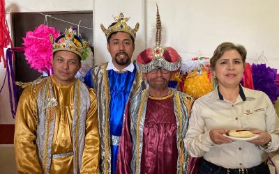 Tamiahua: Los Reyes Magos visitaron a los adultos mayores de Hilos de Plata