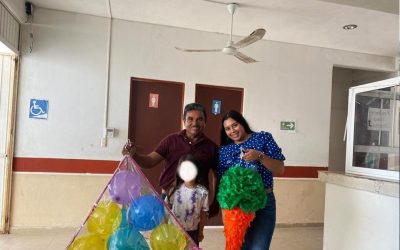 Tamiahua: Entrega de piñatas a Estero de Milpas