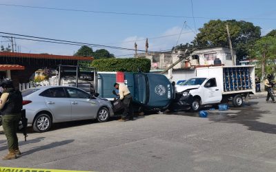 Noticia del choque de la Fuerza Civil