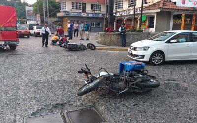Noticia del choque donde venía un niño