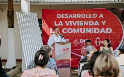 Gobierno de Tuxpan y DIF Municipal entregan apoyos del Programa Desarrollo a la Vivienda y la Comunidad