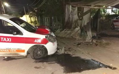 Choca MARCHERATTI al dar vuelta