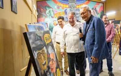 Gobierno de Tuxpan y la Sociedad Veracruzana de Caricaturistas A.C, rinden homenaje al caricaturista Fernando Morales