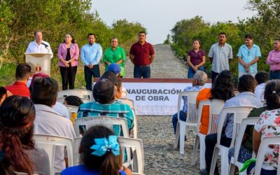 En Tuxpan, con mejores caminos y carreteras se llega al progreso y al bienestar