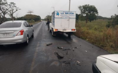 Choca taxista en SABANILLAS