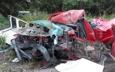 Aparatoso accidente vehicular en la carretera Federal Tuxpan-Tampico deja una persona sin vida y 6 lesionados