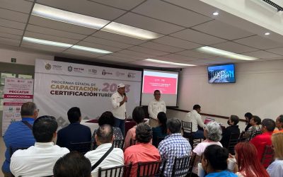 El próximo lunes y viernes continuará el Programa de Capacitación y Certificación Turística, en Tuxpan