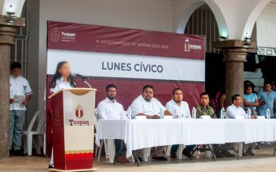En el Lunes Cívico se conmemoró el 141 Aniversario del Natalicio de José Vasconcelos
