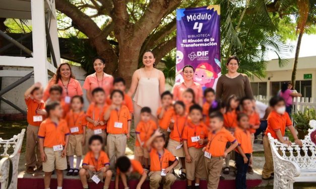 DIF Tuxpan inaugura la Biblioteca “El Rincón de la Transformación”