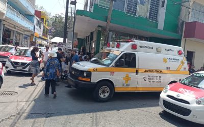 Lesionan a pareja de la tercera edad en el centro de Tuxpan