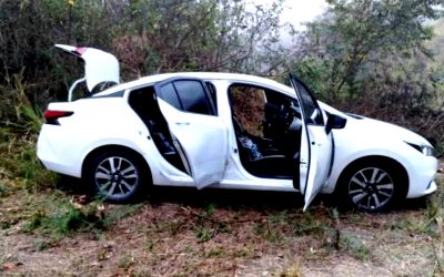 Asegura Fuerza Civil y SEMAR vehículo robado con armamento, equipo táctico y estupefacientes en Tuxpan