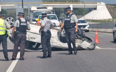 Autoridades llaman a respetar límites de velocidad tras accidente en Tuxpan.