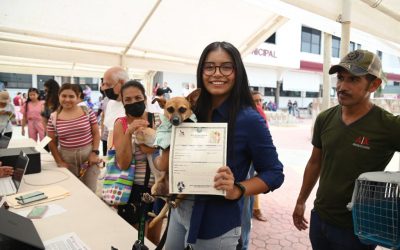 Un éxito el Primer Registro de Mascotas en Tuxpan