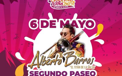 Este sábado segundo desfile y el concierto de Alberto Barros “El Titán de la Salsa”, del Carnaval Tuxpan 2023