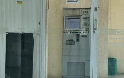 Detienen a guardia de seguridad en flagrancia intentando violentar cajero de CFE