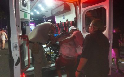 Violencia sin control en la zona de venta de cerveza del Carnaval Tuxpan 2023