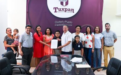 Más escuelas de Tuxpan beneficiadas por el Programa “Escuela Garantizada, Escritura Garante”