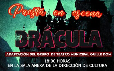 Este viernes 26 y sábado 27 de mayo se presenta la obra de teatro “Drácula El Musical”, en Sala Anexa de Cultura
