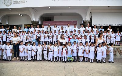 Participa Jardín de Niños “Francisca Cano” en Lunes Cívico
