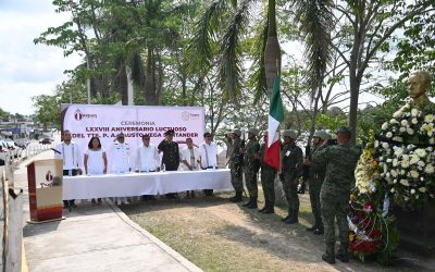 Realizan ceremonia por el 78 aniversario luctuoso de Fausto Vega Santander
