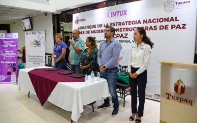 Tomaron protesta a la Red de Mujeres Constructoras de Paz (MUCPAZ), del municipio de Tuxpan