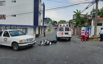 Accidente en la Benito Juárez