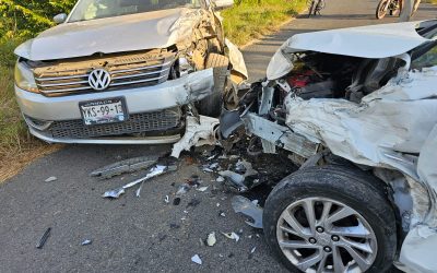 ¡Terrible accidente automovilístico deja varios heridos en la carretera Juana Moza!