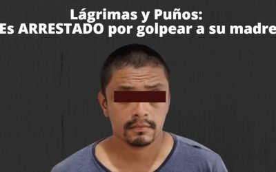 Entre lágrimas y puños: Hijo despiadado es arrestado por golpear a su madre